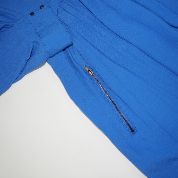 Maeve Blue Lene Zipper Pocket Dress - Picture 5 of 6